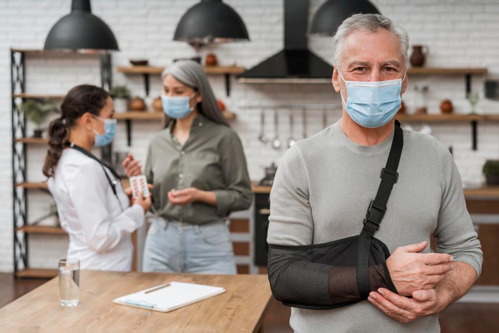 doctor presenting recovery plan