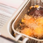 frying cheese ball